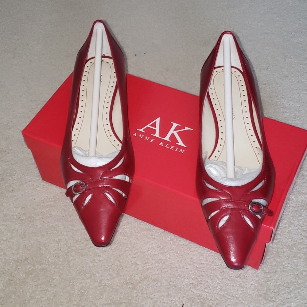 Anne Klein Volten Shoes - Red Size 7